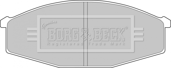 Sada brzdových platničiek kotúčovej brzdy BORG & BECK