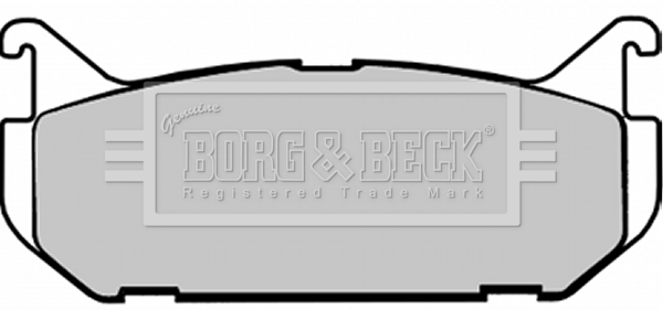 Sada brzdových platničiek kotúčovej brzdy BORG & BECK