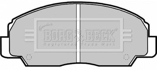 Sada brzdových platničiek kotúčovej brzdy BORG & BECK