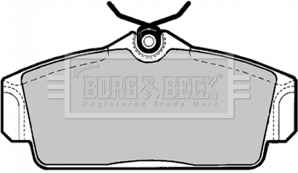 Sada brzdových platničiek kotúčovej brzdy BORG & BECK