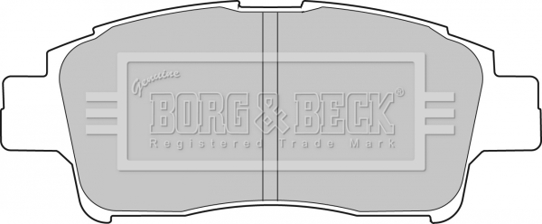Sada brzdových platničiek kotúčovej brzdy BORG & BECK
