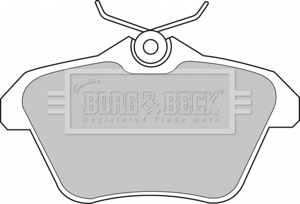 Sada brzdových platničiek kotúčovej brzdy BORG & BECK