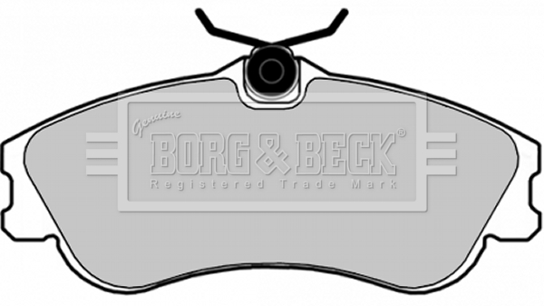 Sada brzdových platničiek kotúčovej brzdy BORG & BECK