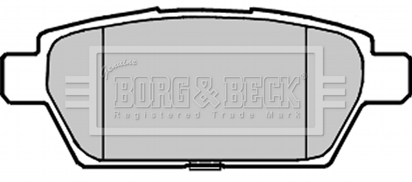Sada brzdových platničiek kotúčovej brzdy BORG & BECK