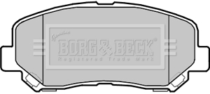 Sada brzdových platničiek kotúčovej brzdy BORG & BECK