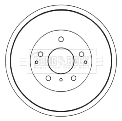 Brzdový bubon BORG & BECK