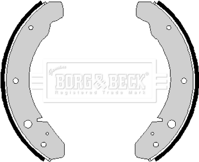 Sada brzdových čeľustí BORG & BECK