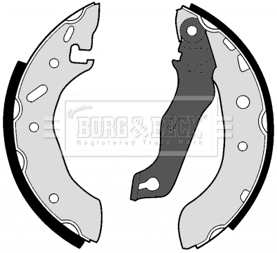 Sada brzdových čeľustí BORG & BECK