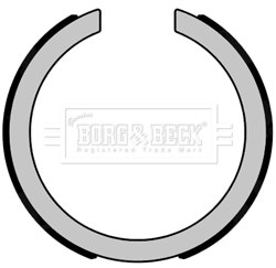 Sada brzd. čeľustí parkov. brzdy BORG & BECK
