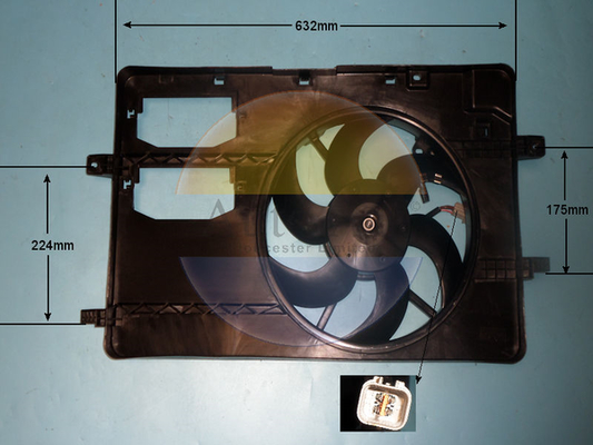 Elektromotor vetráka chladiča Auto Air Gloucester Ltd