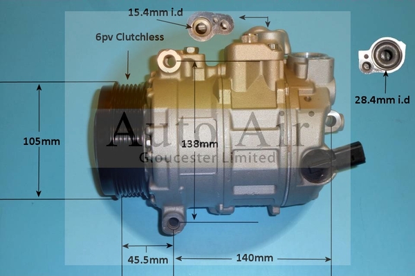 Kompresor klimatizácie Auto Air Gloucester Ltd