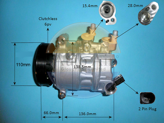 Kompresor klimatizácie Auto Air Gloucester Ltd