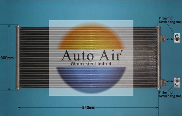 Kondenzátor klimatizácie Auto Air Gloucester Ltd