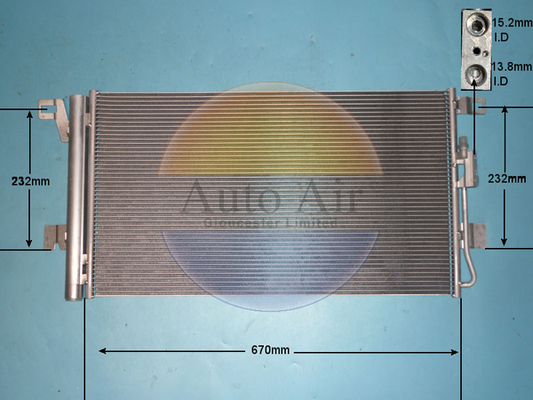 Kondenzátor klimatizácie Auto Air Gloucester Ltd