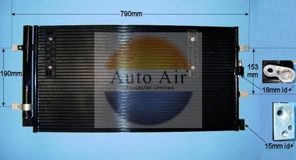 Kondenzátor klimatizácie Auto Air Gloucester Ltd