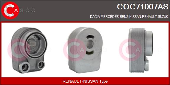 Chladič motorového oleja CASCO