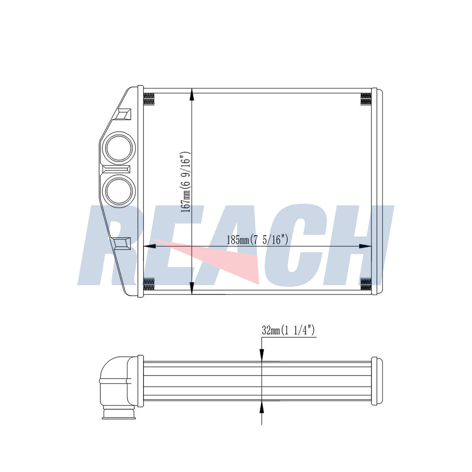 Výmenník tepla vnútorného kúrenia Shanghai Victory Auto Heat