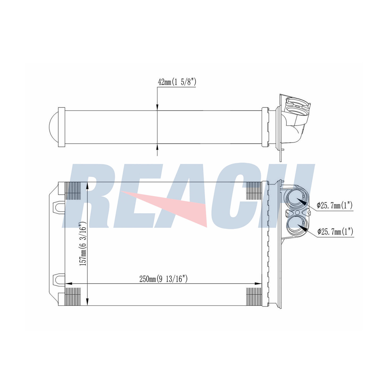 Výmenník tepla vnútorného kúrenia Shanghai Victory Auto Heat