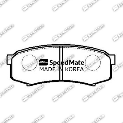 Sada brzdových platničiek kotúčovej brzdy SK NETWORKS SPEEDMATE