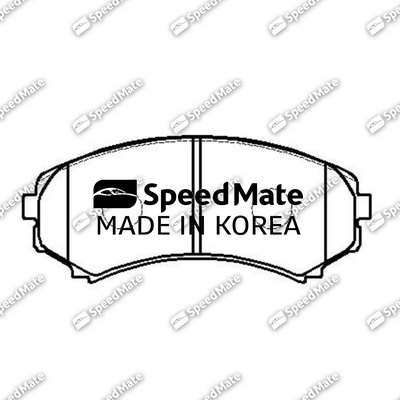 Sada brzdových platničiek kotúčovej brzdy SK NETWORKS SPEEDMATE