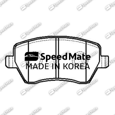 Sada brzdových platničiek kotúčovej brzdy SK NETWORKS SPEEDMATE