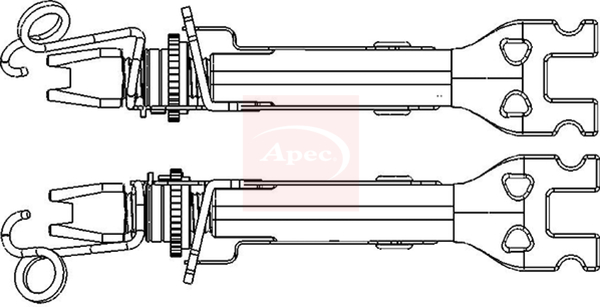 Pákový ovládač brzdového systému Apec Limited