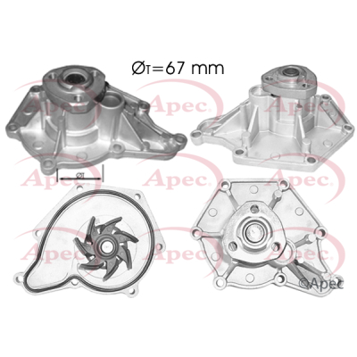 Vodné čerpadlo, chladenie motora Apec Limited