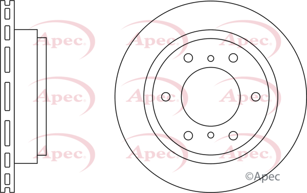 Brzdový kotúč Apec Limited