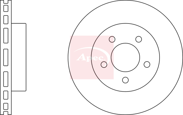 Brzdový kotúč Apec Limited