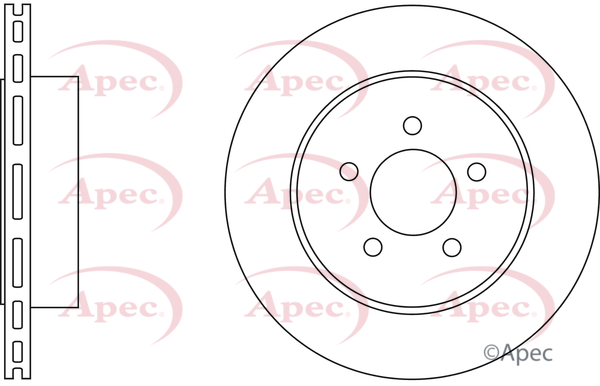 Brzdový kotúč Apec Limited