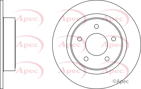 Brzdový kotúč Apec Limited