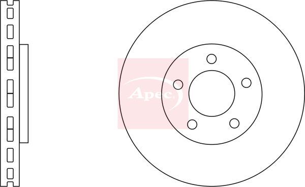 Brzdový kotúč Apec Limited