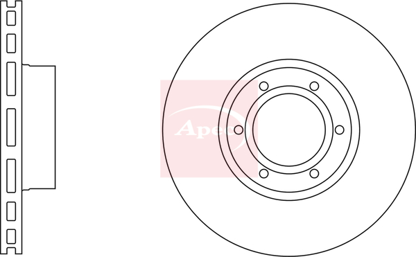 Brzdový kotúč Apec Limited