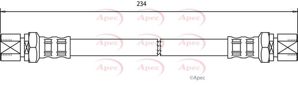 Brzdová hadica Apec Limited