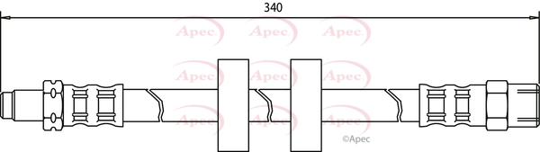 Brzdová hadica Apec Limited