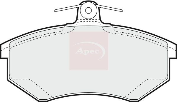 Sada brzdových platničiek kotúčovej brzdy Apec Limited
