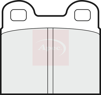 Sada brzdových platničiek kotúčovej brzdy Apec Limited