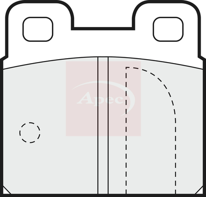 Sada brzdových platničiek kotúčovej brzdy Apec Limited