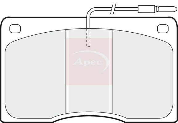 Sada brzdových platničiek kotúčovej brzdy Apec Limited