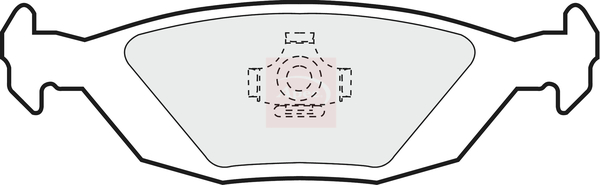 Sada brzdových platničiek kotúčovej brzdy Apec Limited