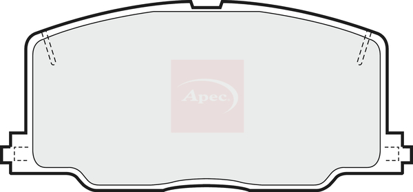 Sada brzdových platničiek kotúčovej brzdy Apec Limited