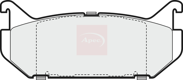 Sada brzdových platničiek kotúčovej brzdy Apec Limited
