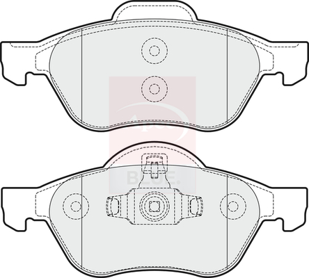 Sada brzdových platničiek kotúčovej brzdy Apec Limited