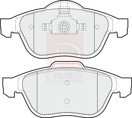 Sada brzdových platničiek kotúčovej brzdy Apec Limited