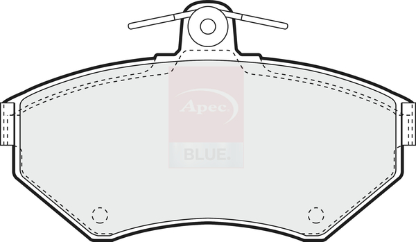 Sada brzdových platničiek kotúčovej brzdy Apec Limited