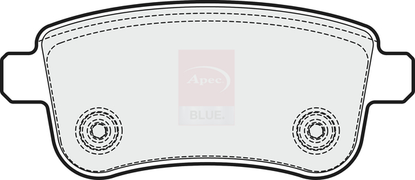 Sada brzdových platničiek kotúčovej brzdy Apec Limited