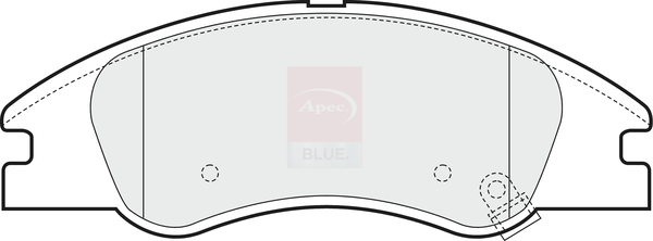 Sada brzdových platničiek kotúčovej brzdy Apec Limited