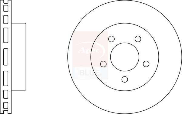 Brzdový kotúč Apec Limited