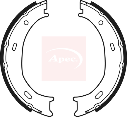 Sada brzd. čeľustí parkov. brzdy Apec Limited