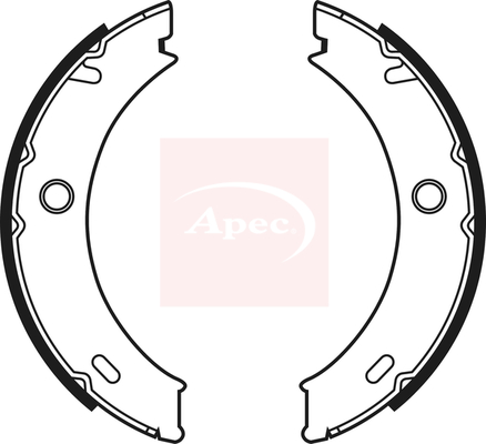 Sada brzd. čeľustí parkov. brzdy Apec Limited